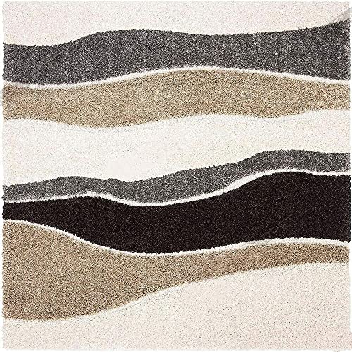 Image of F & B RUGS ; SUPERIOR QUALITY PRODUCTS Firoz and Brothers Handwoven Carpet Super Soft Indoor Modern Shag Microfiber 2 Inch Thickness Fluffy 6x9 feet Multi