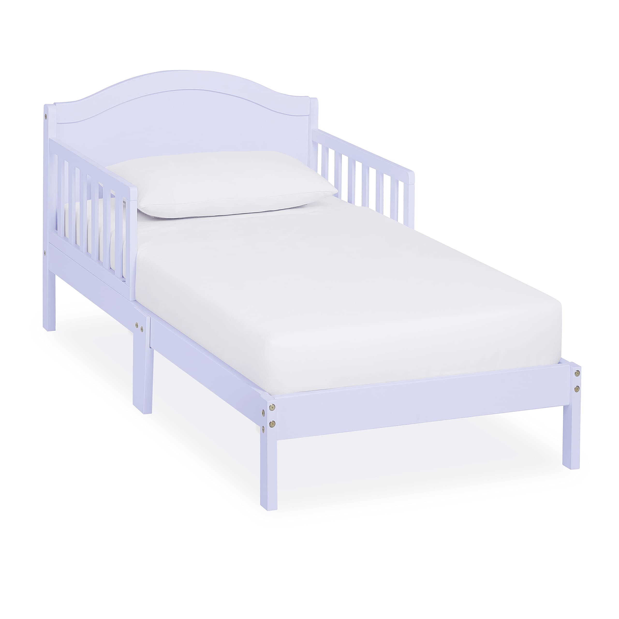Photo 1 of Dream On Me Sydney Toddler Bed in Lavender Ice, Greenguard Gold Certified, JPMA Certified, Low To Floor Design, Non-Toxic Finish, Safety Rails, Made Of Pinewood Toddler Bed Lavender Ice