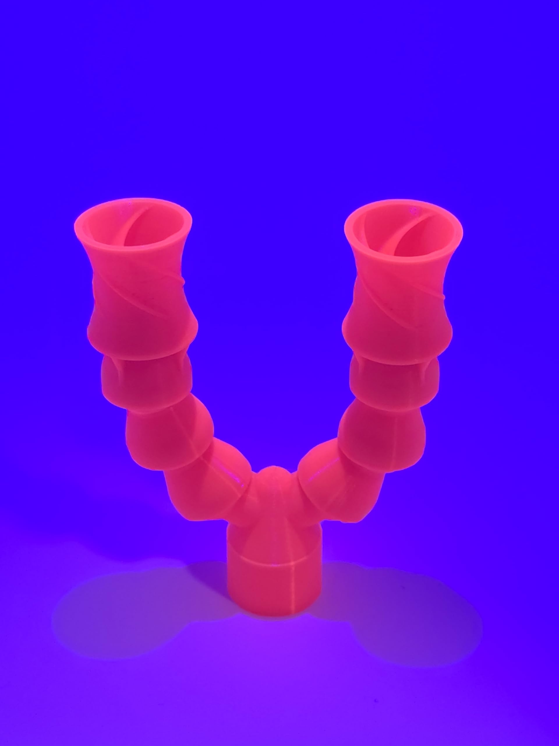 Generador de flujo aleatorio dual para acuarios refrigerados de mar rojo, adaptador de 25 mm a 1/2 pulgada, material PETG, sistema de mejora de circulación de agua de tanque de arrecife con 2