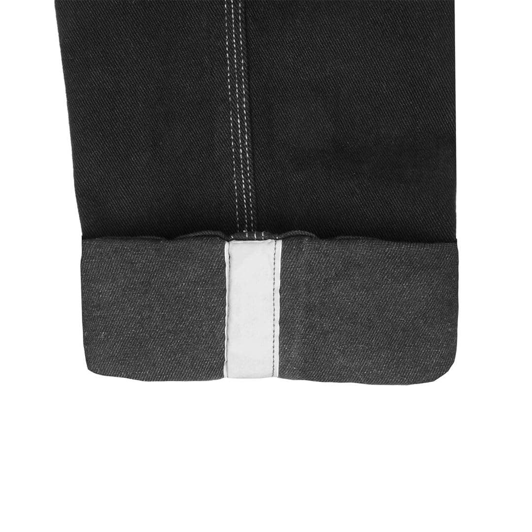Cramster Velocity Motorcycle Jeans | Impact Protection | Abrasion Resistance | Classic 5-Pocket Design - Black, 3XL - Image 5 thumbnail