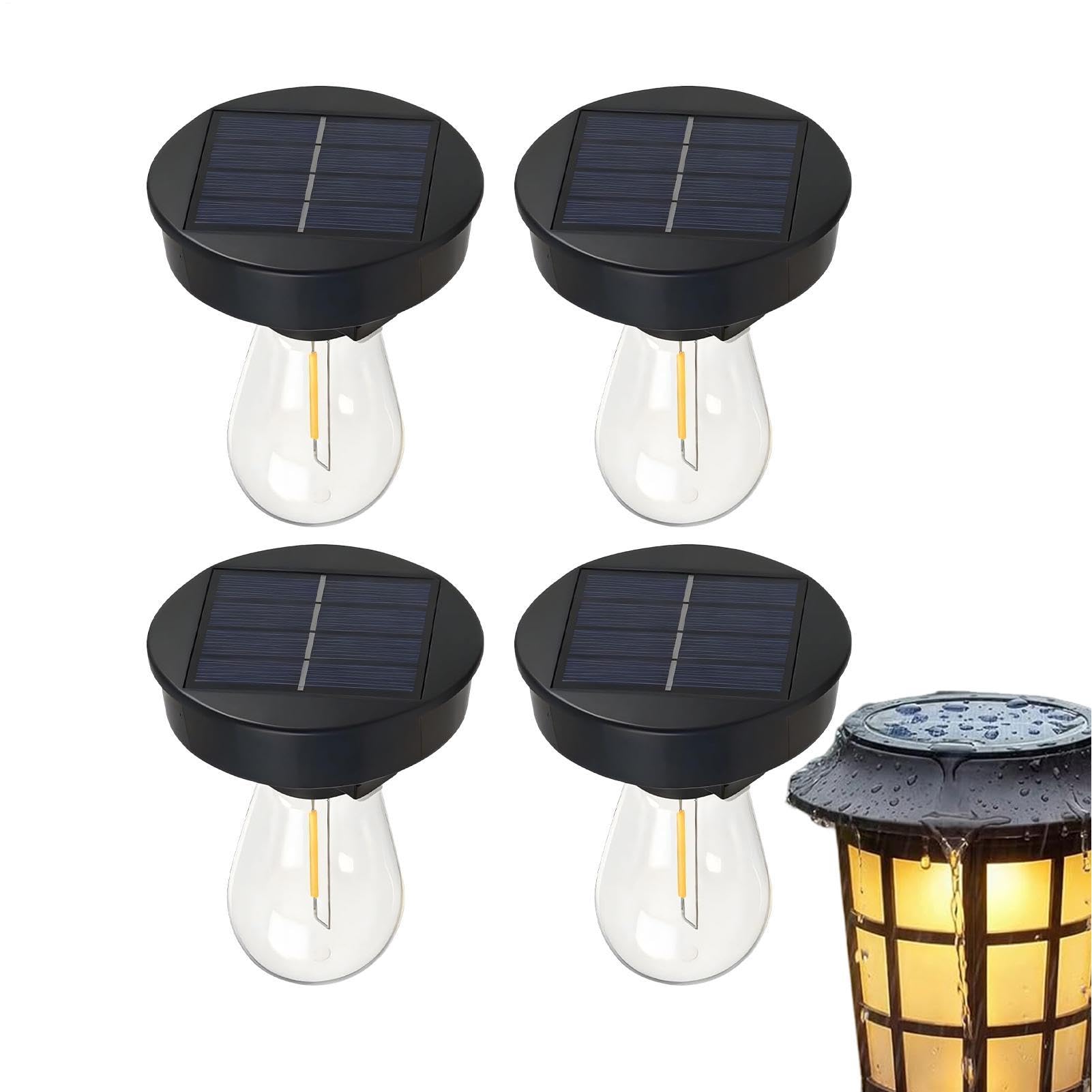Wymienne Klosze Lamp Solarnych LED wodoodporne 4 sztuki