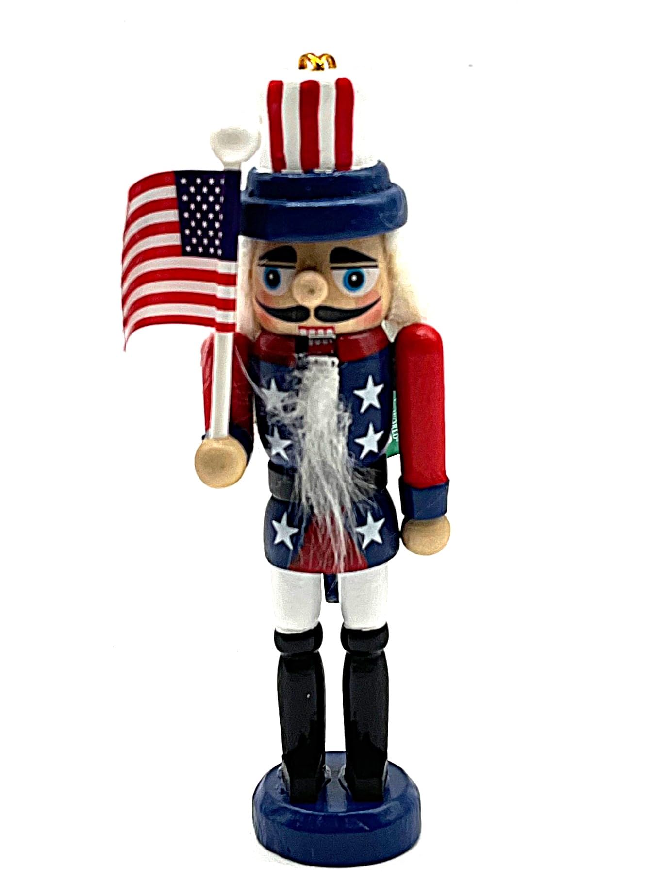 Kurt S. Adler American Flag Nutcracker Christmas Tree Ornament C6197 New