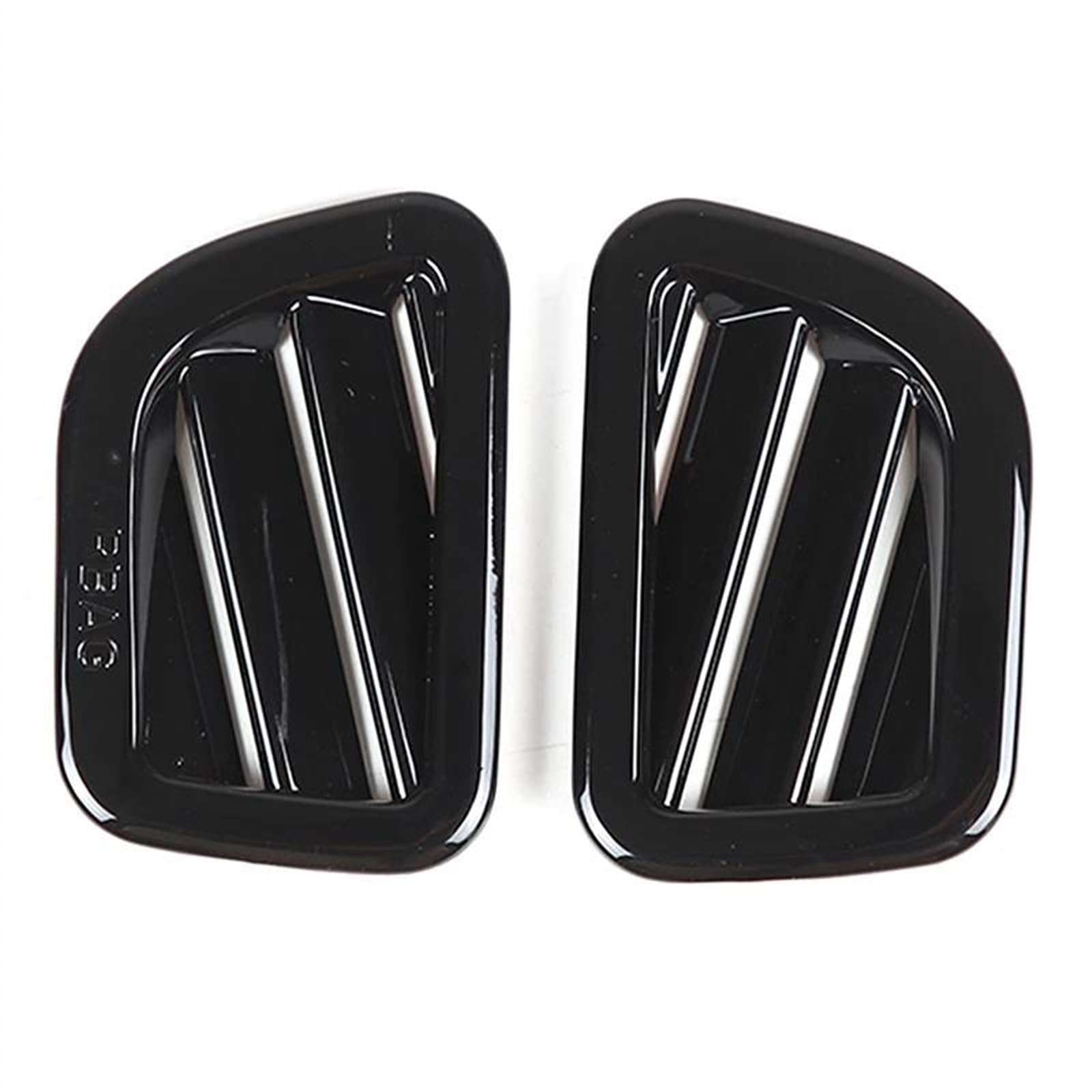 ABS Car Instrument Panel Side Air Outlet Frame Decorative Sticker for Land-Rover for Range Rover Sport Vogue L460 2023 Anti-dust(Black)