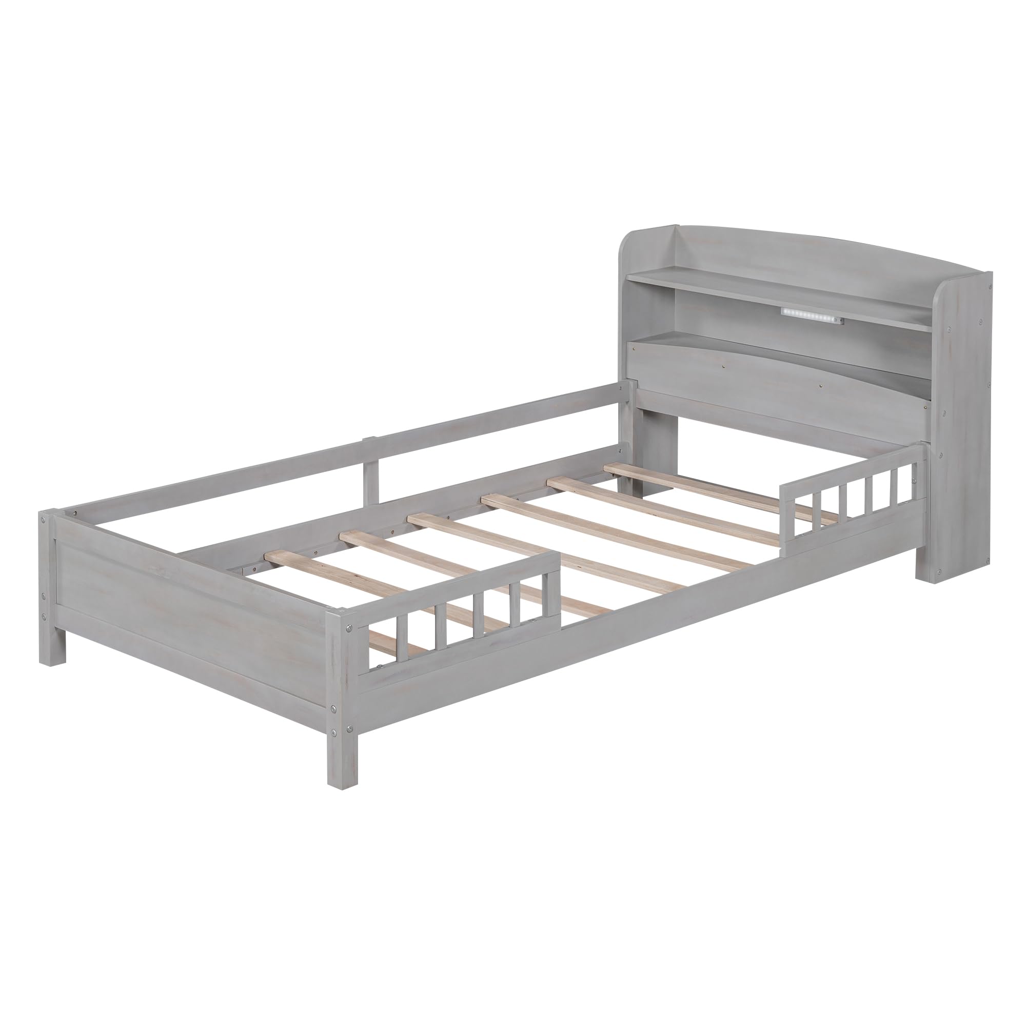 ツインハートページ Amazon.com: Harper & Bright Designs Twin Size Platform Bed