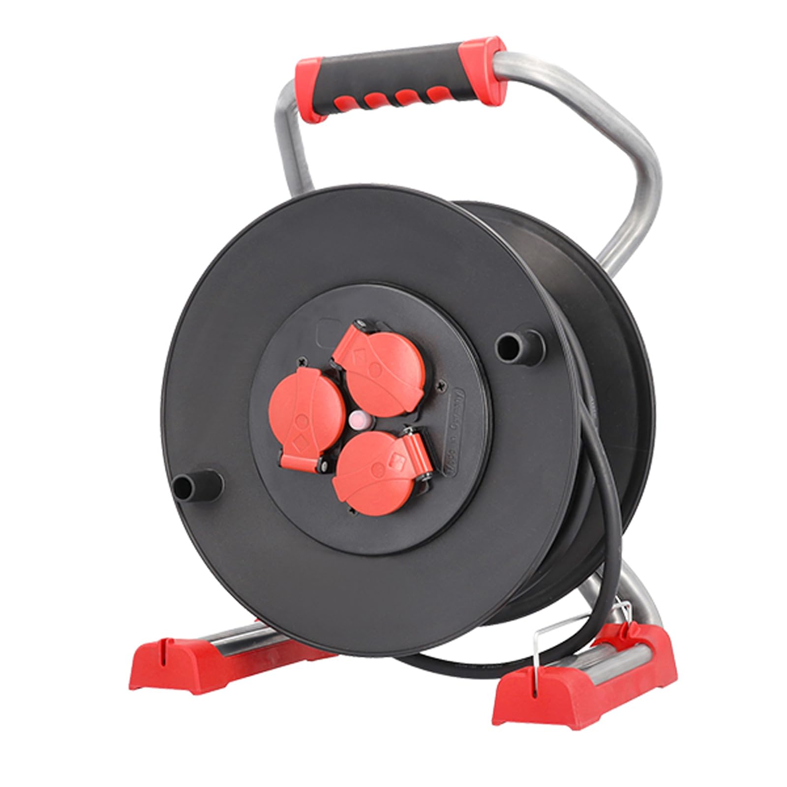 Touret de câble BACHMANN 40m H07RN-F 3G1,5 avec 3 prises CEE7/3