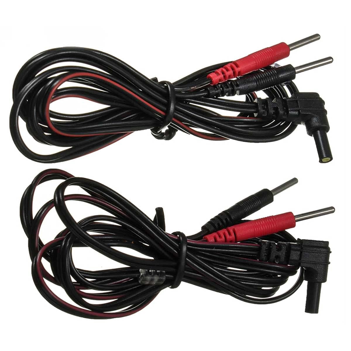 Premium Pair of 2 Black Lead Wires for TENS and EMS Units - Standard Female Plug (Set of 4 wire)-image-32