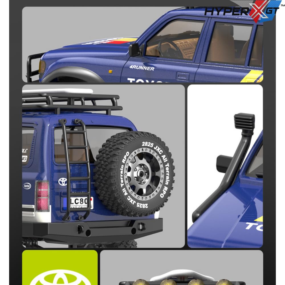 HYPERXGT 1/12 Scale Toyota Land Cruiser LC80 Official Licensed 4WD