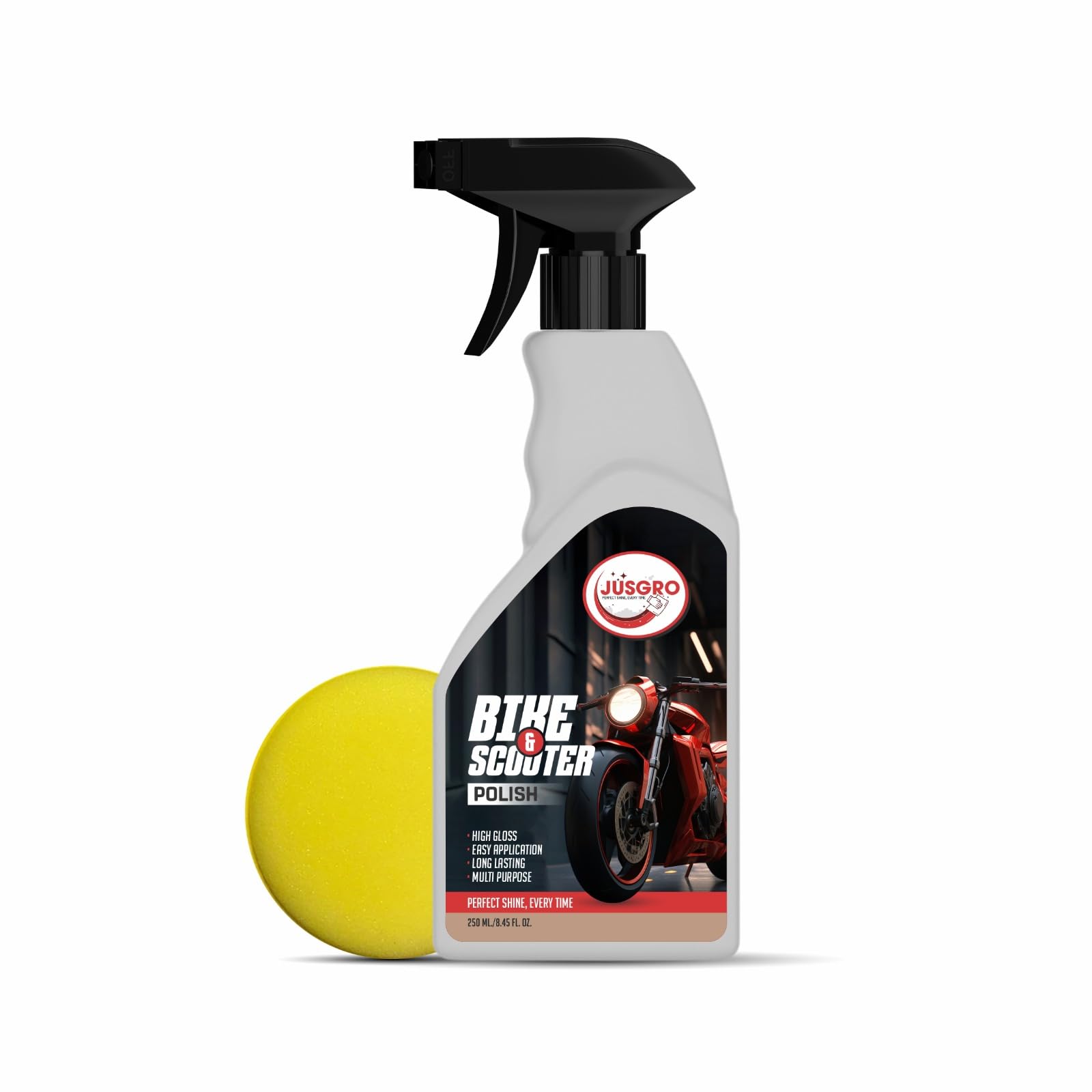 Bike & Scooter, Scooty, Motorcycle Polish For Shining Spray - Works Instantly, Restores Shine, Removes Scratches, Protects Paint & Surfaces, Easy-to-U...