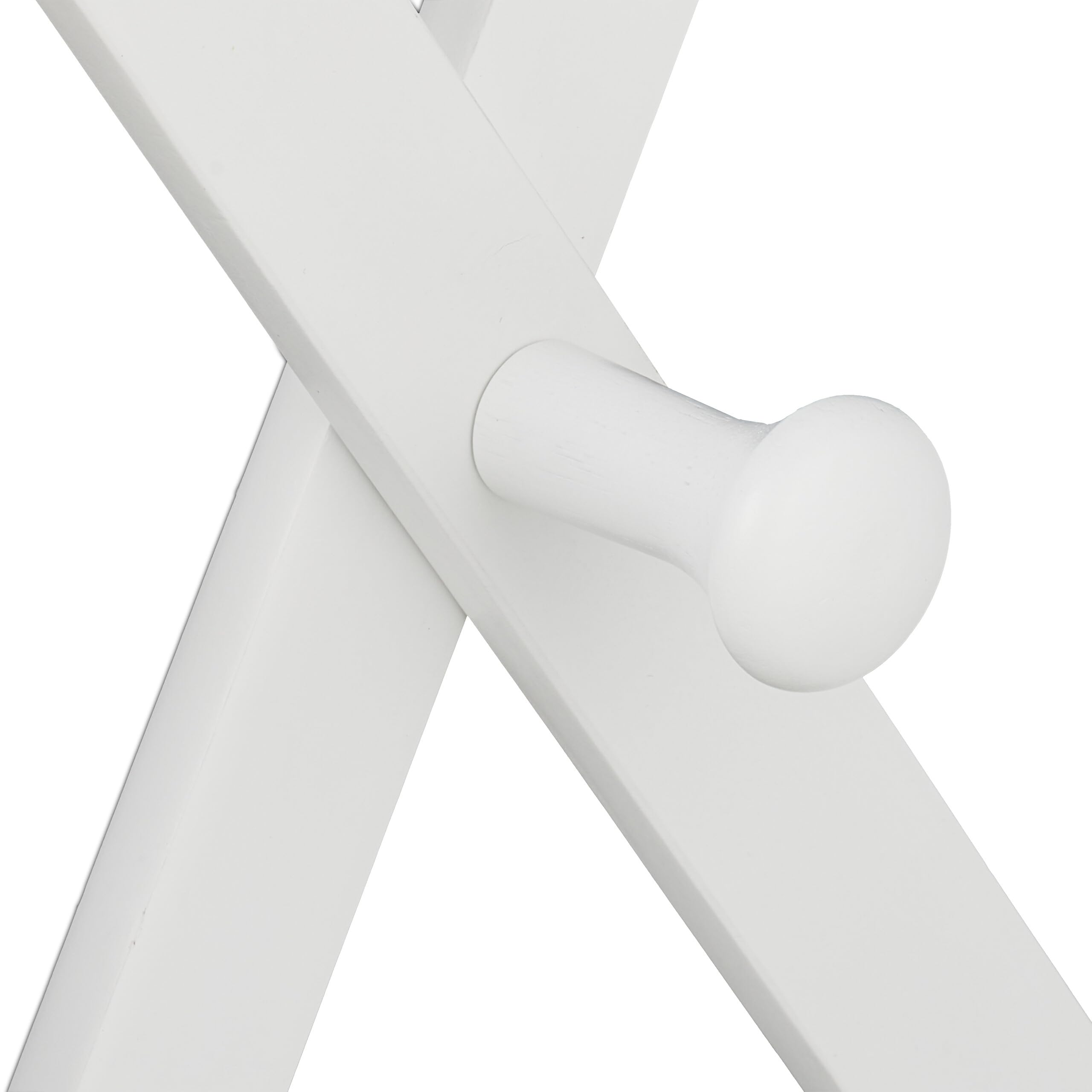 Relaxdays Attaccapanni da Parete, Appendiabiti Allungabile con 17 Ganci, Guardaroba Appendino Ingresso, Legno, Bianco