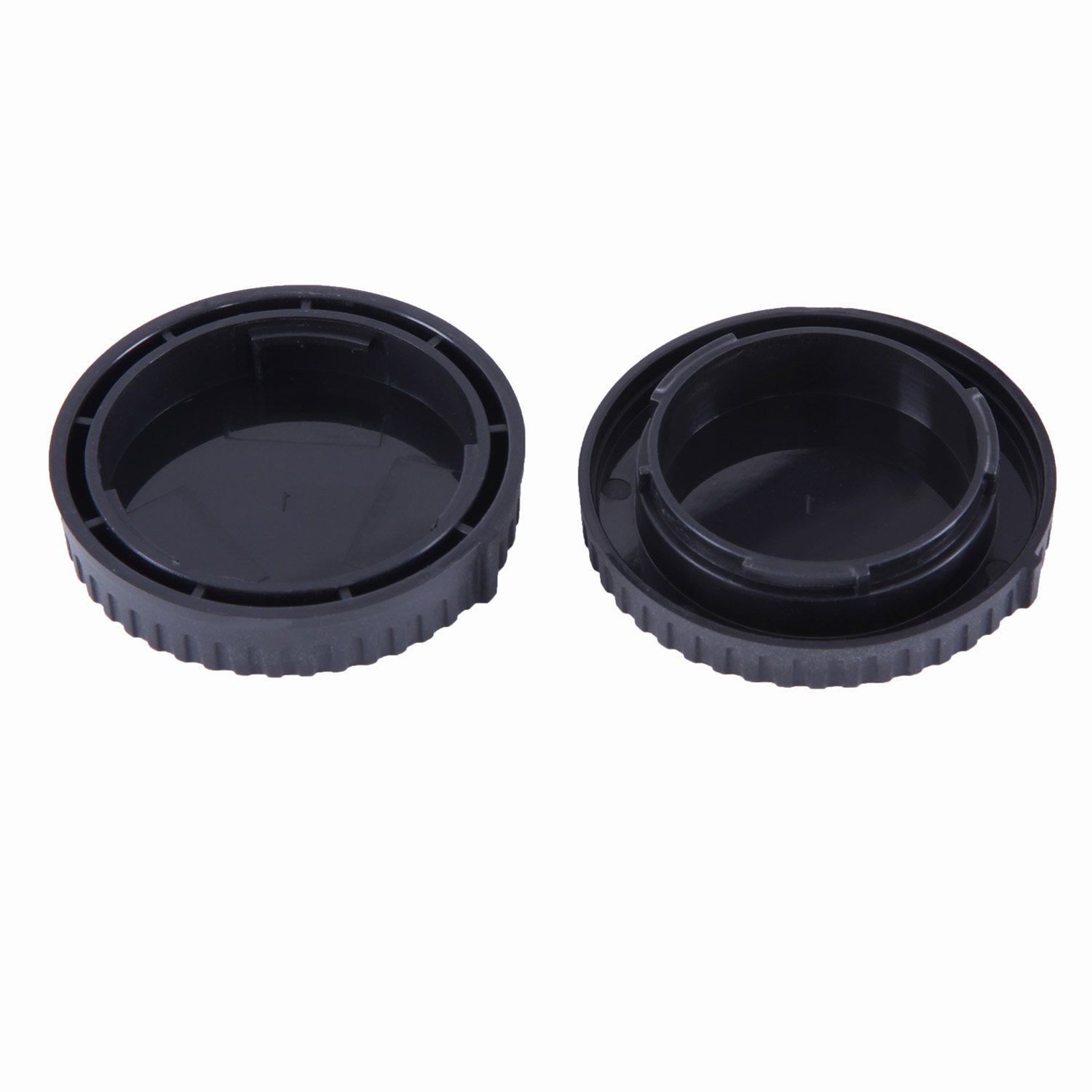 Movo Photo Lens Mount Cap and Body Cap for Nikon 1 Mirrorless Camera