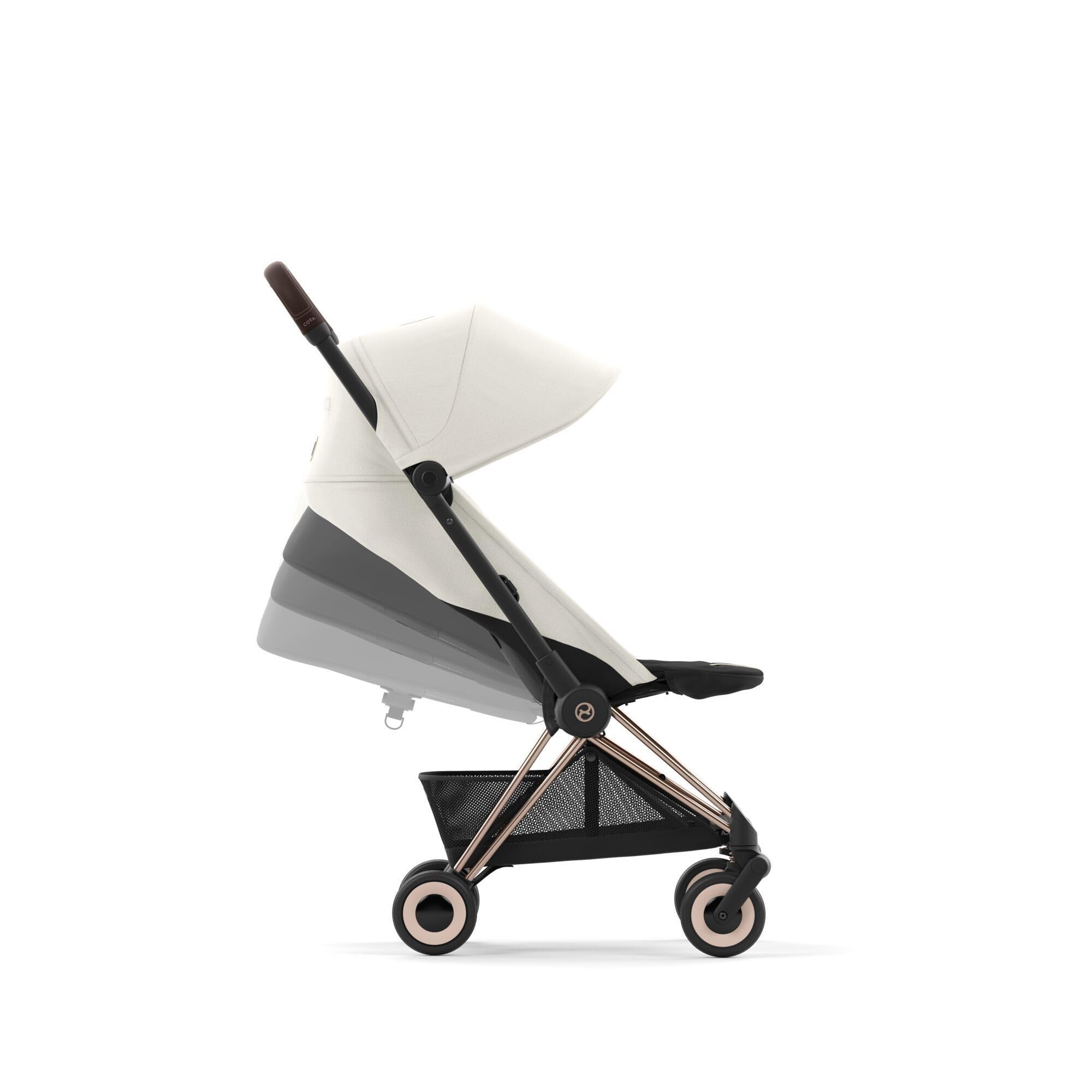 Poussette compacte Coya Off White châssis Rosegold - Cybex