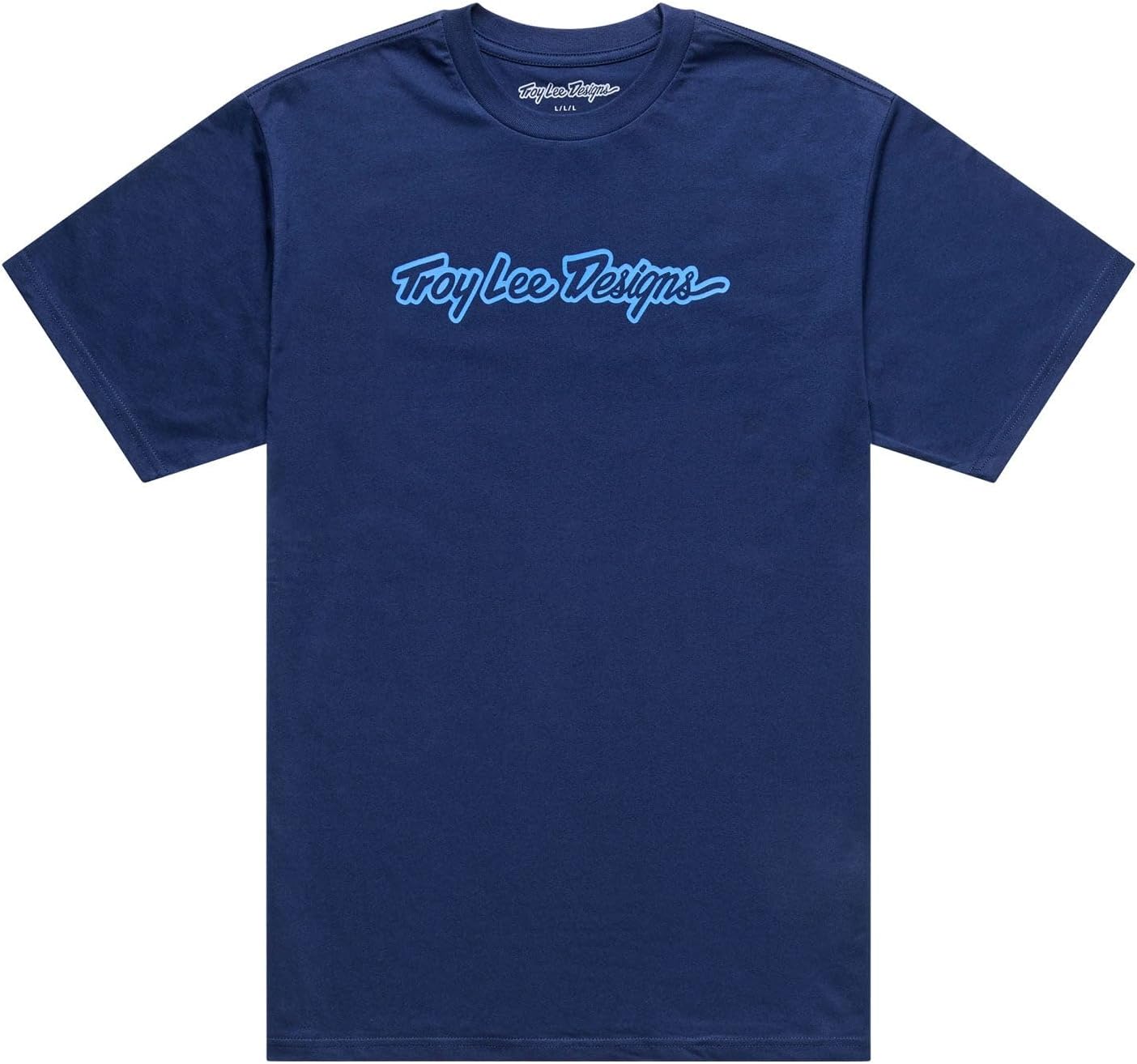 Troy Lee Designs Short Sleeve Tee, Signature Navy/Aero Blue, Medium