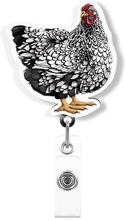 WIRESTER Badge Reel ID Holder with Alligator Clip for Office Worker, Medical Staffs, Nurse, Doctor, Teacher, Student