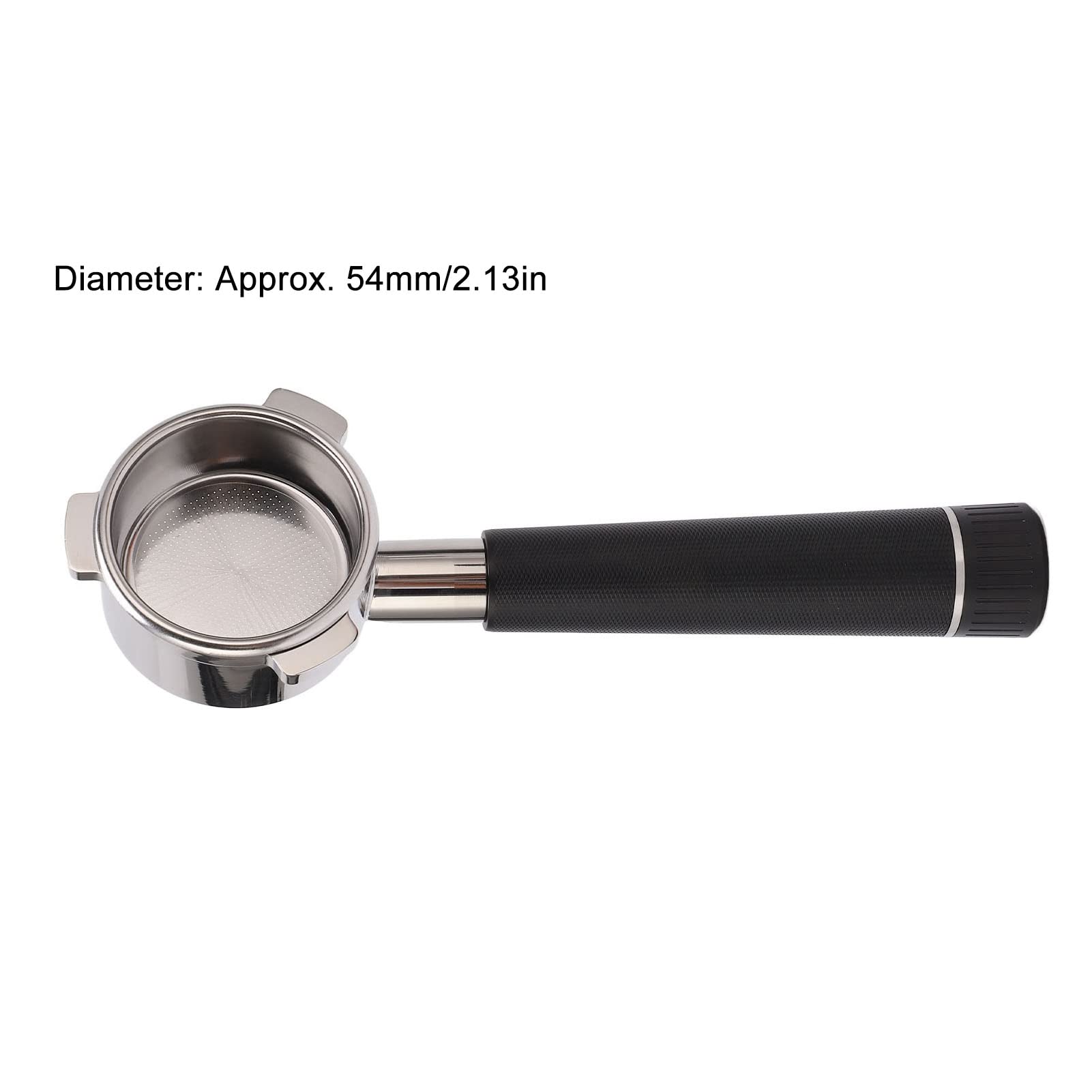 54mm Bodemloze Filterhouder 3 Oren, De Vervangingshandvat Van De Espressomachineportafilter Voor Barista Ergonomisch