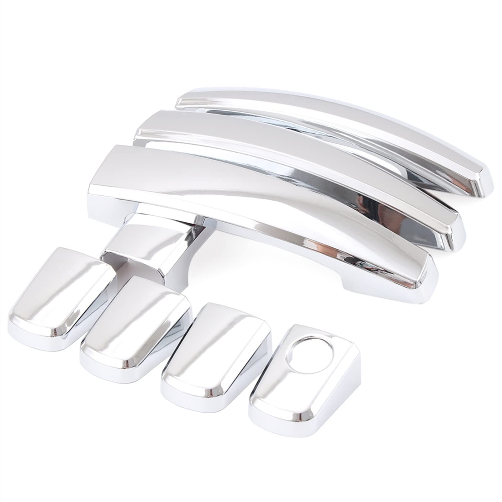 Fahbstr One Color Exterior Door Handle Cover For Cruze Abs Chrome Trim Styling Door Handles Cover Sticker Car Exterior Decoration