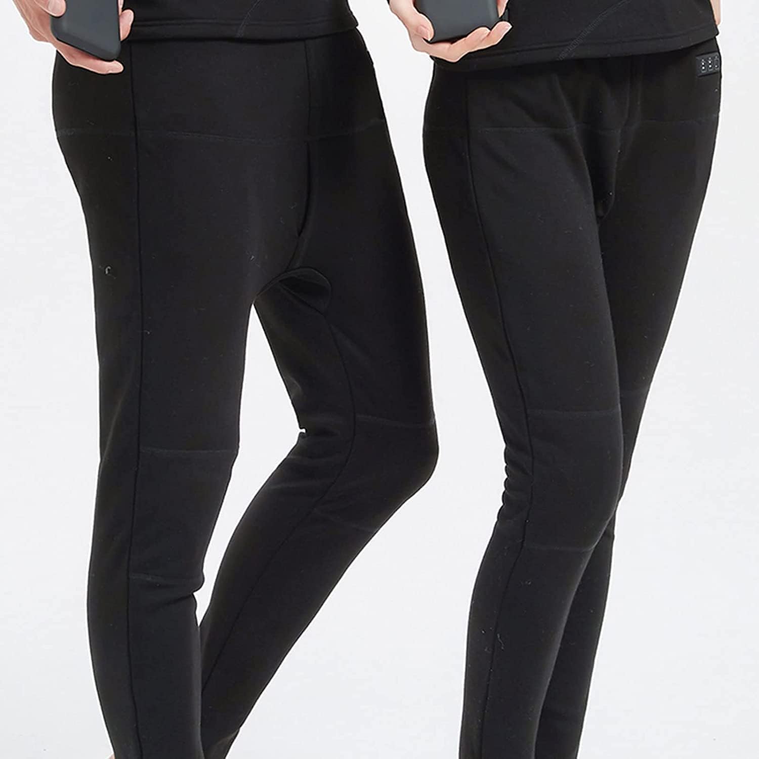 Heated Underwear Electric Warm Trouser Body Warmer with 8 Heating Zones, Pants Washable for Women Men Winter Outdoor