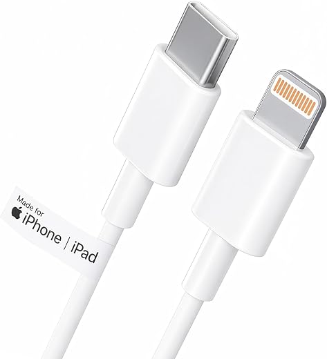 UNBREAKcable USB C to Lightning Cable (1M) | MFi Certified Fast Charging PD Cable for iPhone 15/14/13/12/11/X/8, iPad | Durable Braided Type C to Lightning Charger Cord