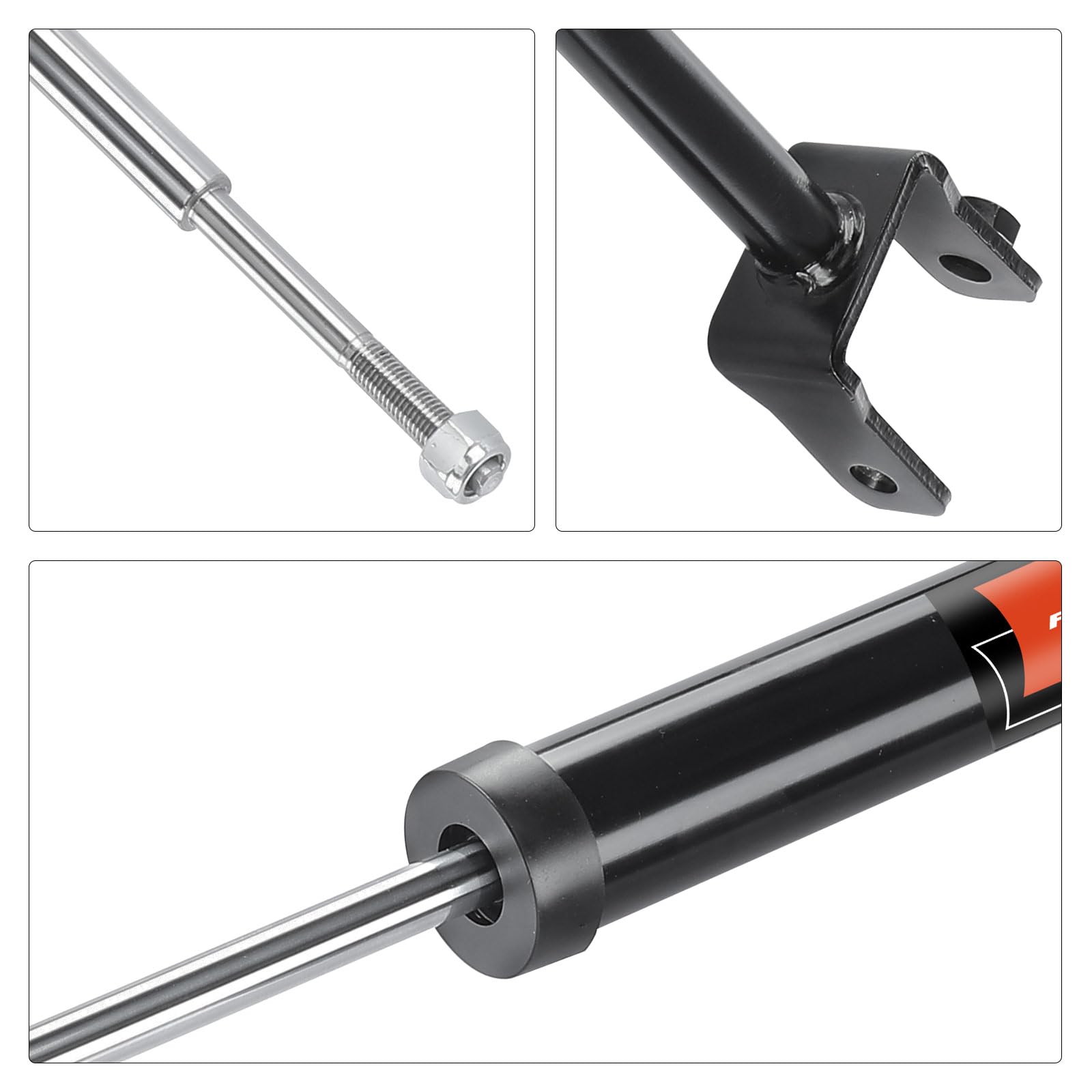 Frankberg 2x Ammortizzatori per sospensioni Ammortizzatori per telaio Posteriore sinistro destro 662mm Pressione del gas Compatibile con Giulietta 940 1.4L-2.0L 2010-2020 Replace# 344665,50523980