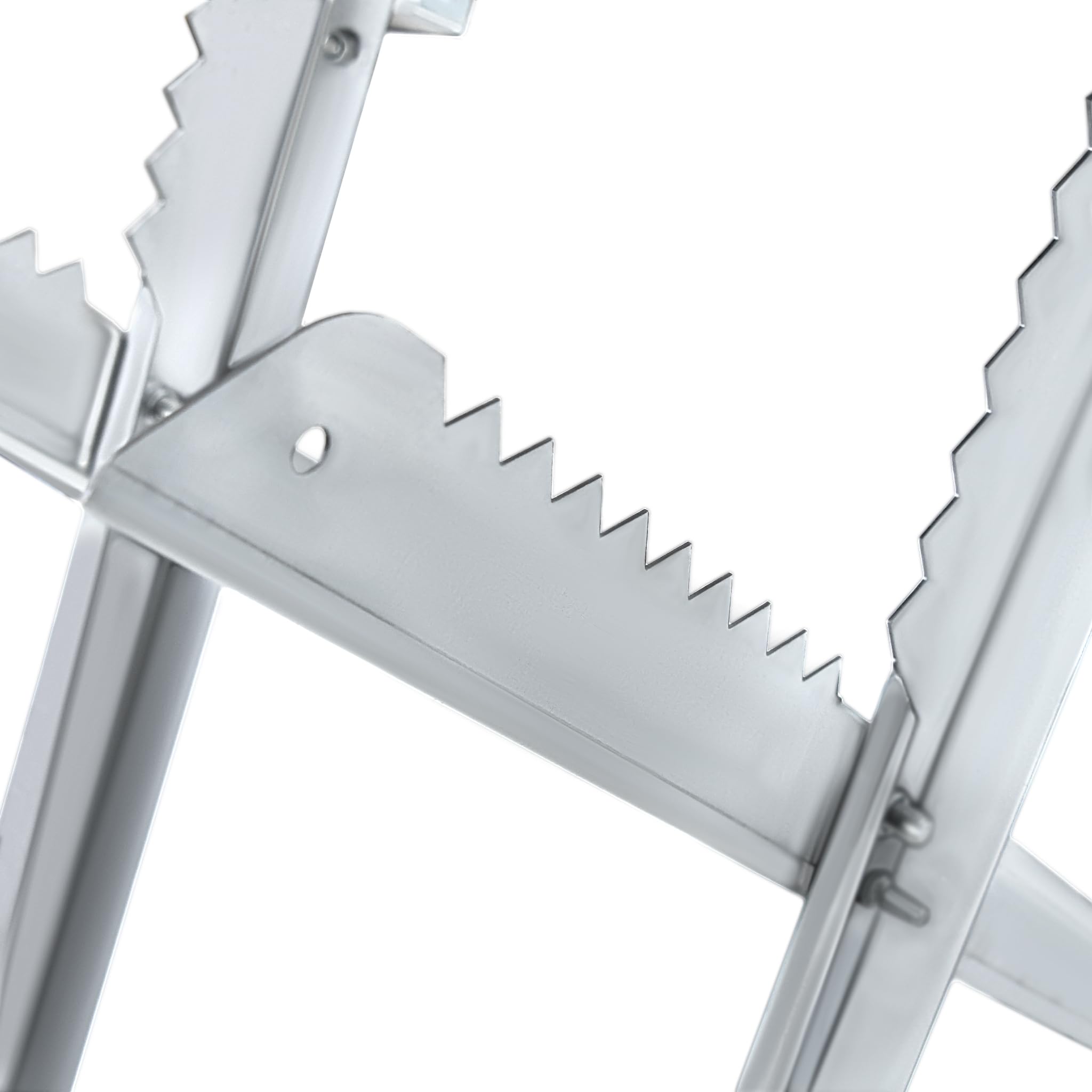 XMTECH Chevalet de Sciage Pliable en Métal - Bosse en Bois, Support pour Tronçonneuses - Capacité de Charge Max. 100 kg - 83 x 83 x 79 cm