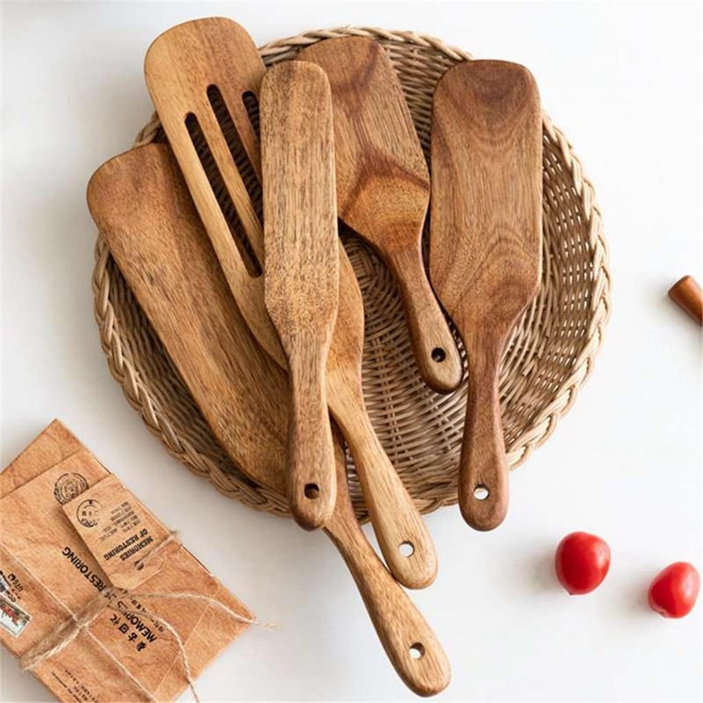 Non-Stick Wooden Spatula Cookware For Cooking Pan Rice Spoon Kitchen Cooking Tool Frying Steak Sauce Shovel