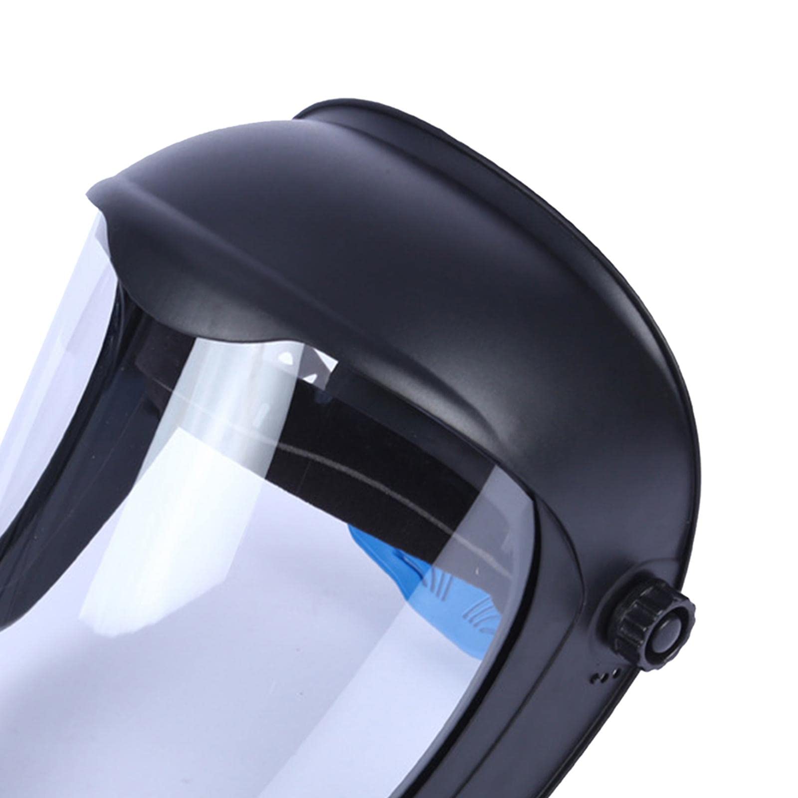 Harilla Visage Bouclier Casque w/Visière Claire À Cliquet Sécurité Broyage, dans supérieur, Masque Double Bandeau