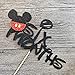 Mickey Six Months Cake Topper Mickey Mouse 1/2 Year Birthday Cake Decor 6 Months Pregnant/One Half Year Birthday Baby Shower Party Cake Supplies Decorations