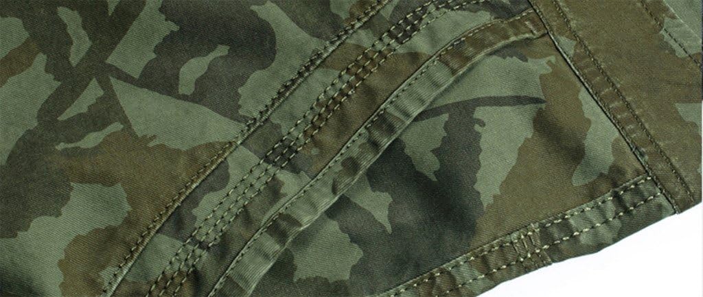 WSLCN Mens Camo Cargo Shorts Relaxed Casual 100% Cotton Straight Bermudas No Belt