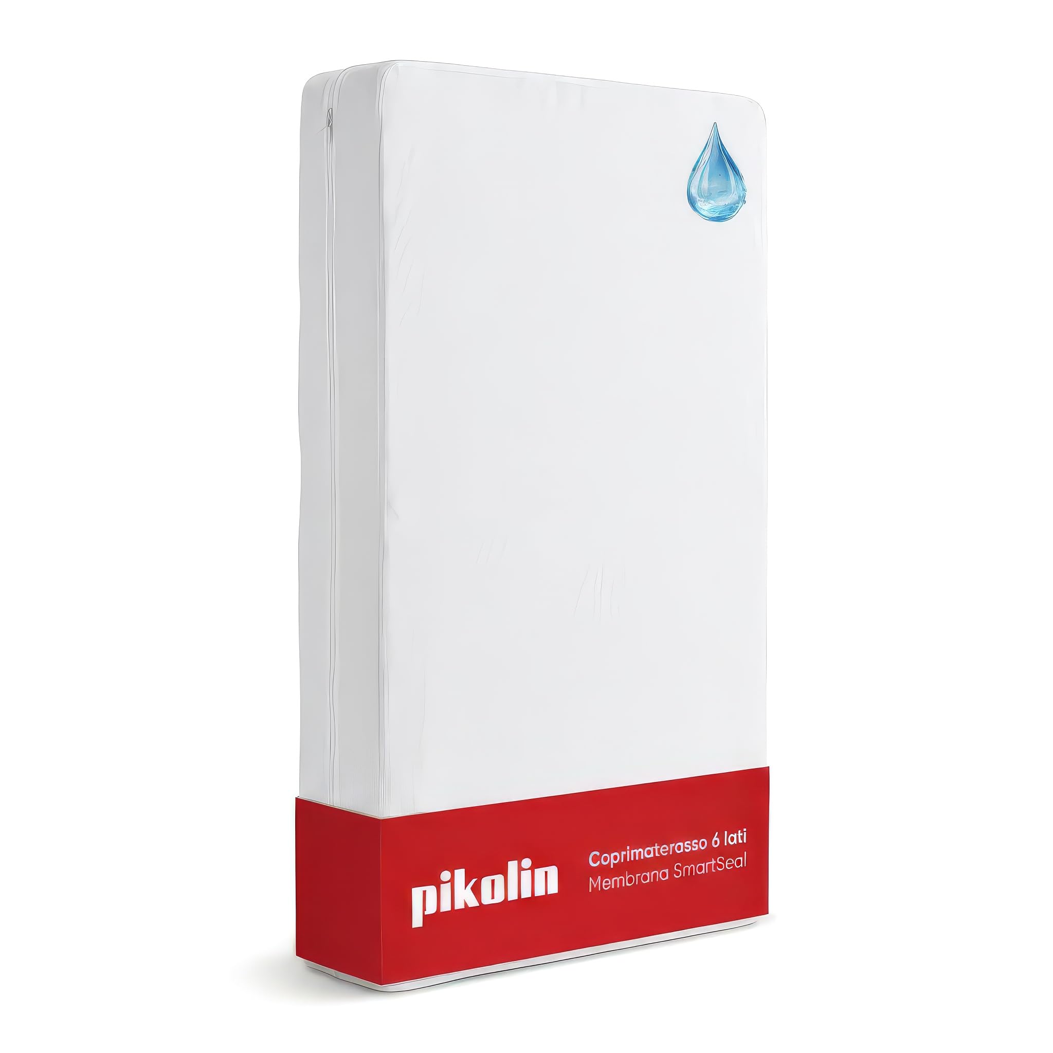 PIKOLIN - Coprimaterasso Matrimoniale King Size Impermeabile e Traspirante - Copre 6 Lati | Faldone Elastico fino a 34 cm | Silenzioso e Resistente per un Riposo Confortevole Fresco | Certificato