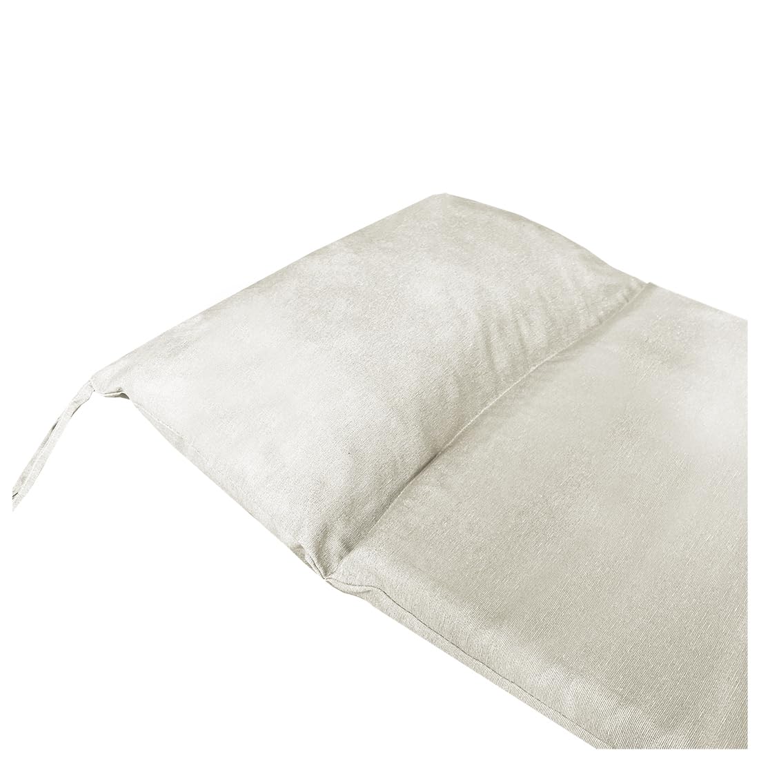 Acomoda Textil – Tumbona con Cojín Cabezal Enrollable 180x50x4 cm para Jardín Piscina, Playa, Balcón y Terraza. Colchón para Exterior Desenfundable, Portátil, Ligero y Cómodo. (Beige, 1 Ud)
