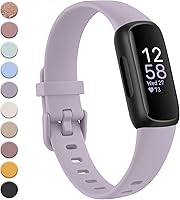 Vista 9 de Meliya para Fitbit Inspire 3 Correas para Hombres y Mujeres, Correas Deportivas de Repuesto de Silicona Suave Ajustable Compatibles