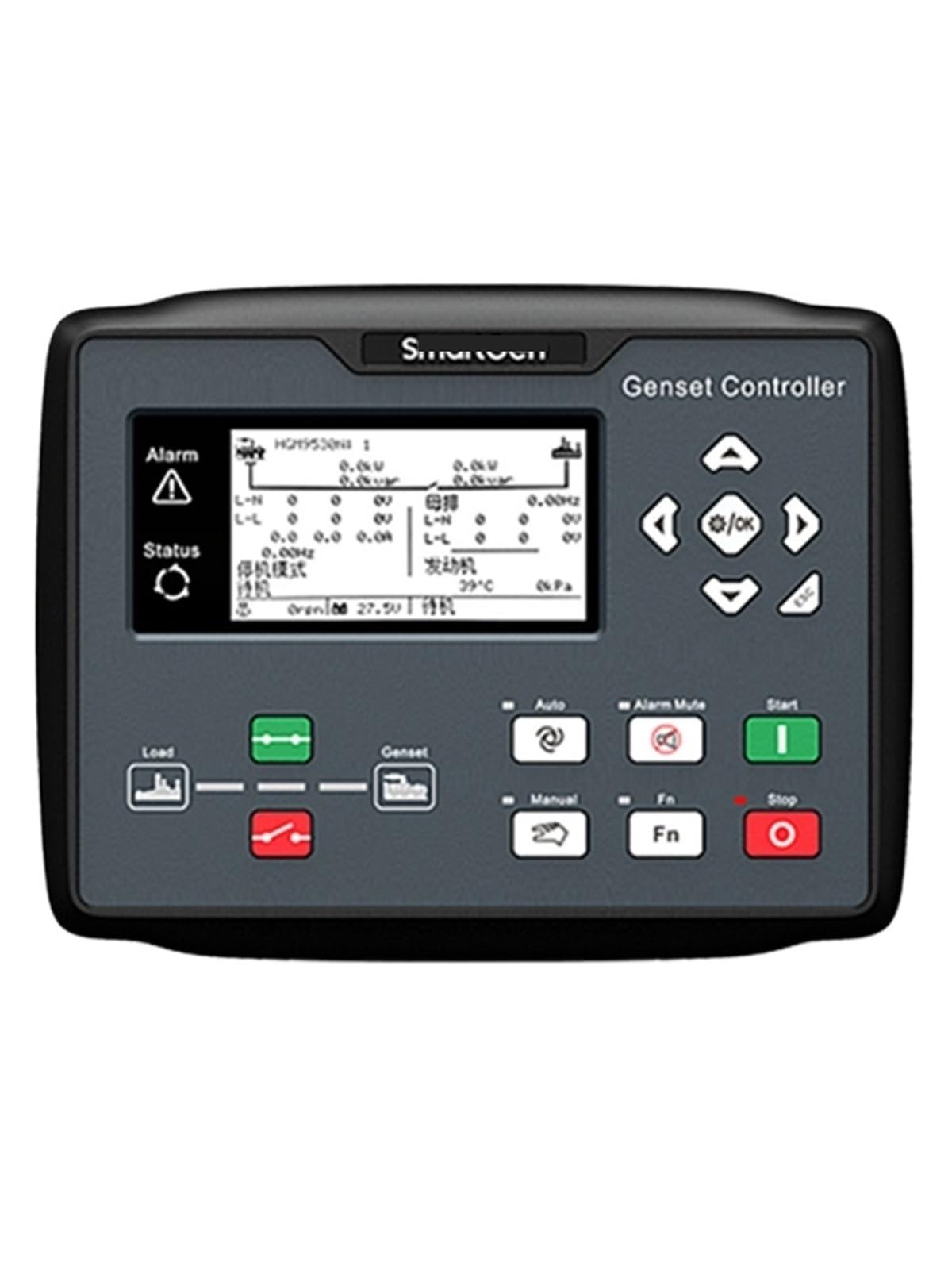 Parallelsteuerungsmodul für Multi-Maschinen-Generator HGM9530N, 1 Stück, RS485/CANBUS/GOV/AVR (HGM9530N)