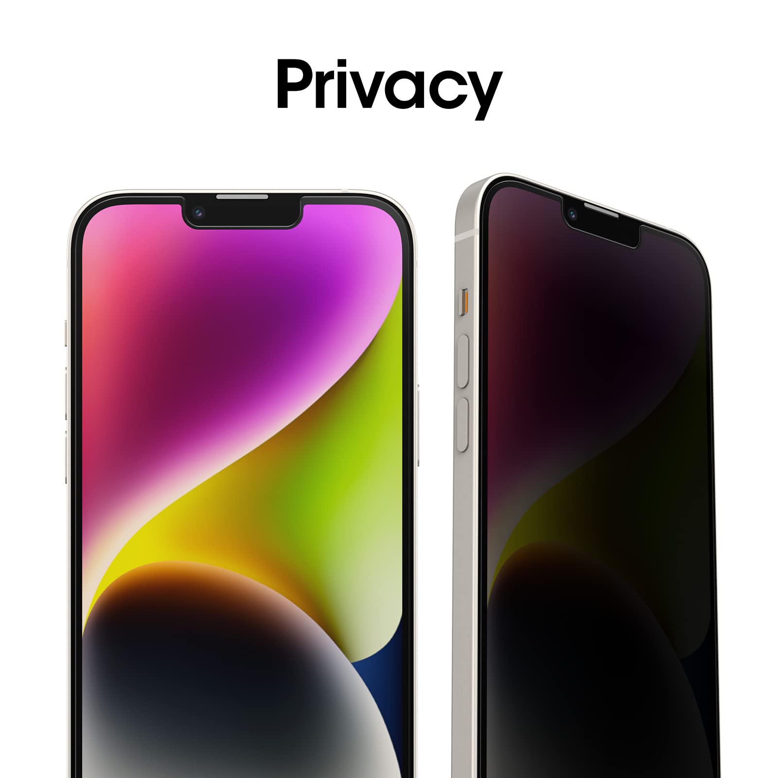 OtterBox Pellicola protettiva in Vetro temperato Amplify per iPhone 14 Plus/iPhone 13 Pro Max con trattamento antimicrobico, x5 Protezione a rotture, graffi e cadute da 1.8m