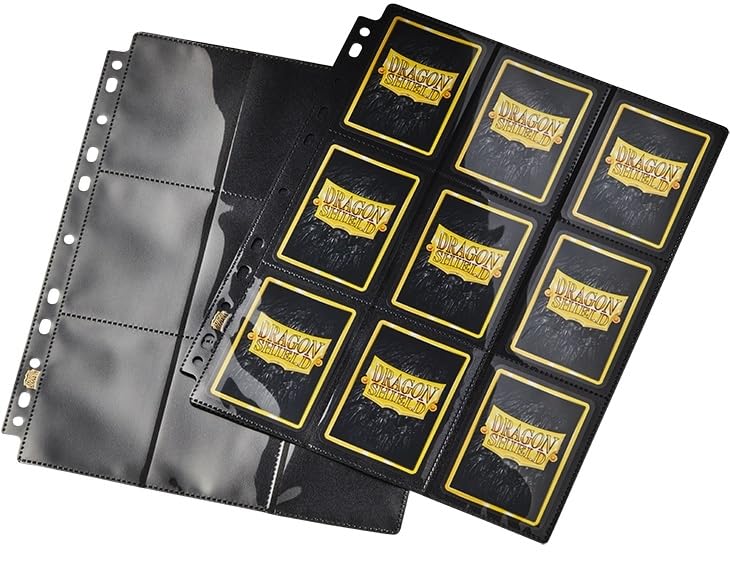 Amazon.com: Dragon Shield Binder Pages – 18 Pocket Clear with
