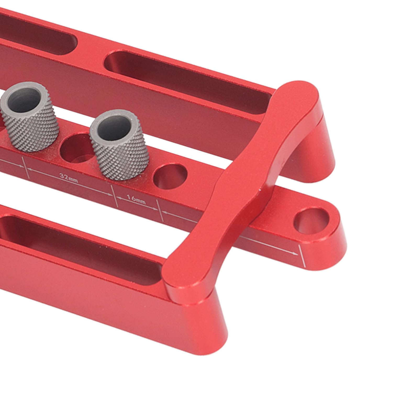 Szablon do Kołków Samocentrujących, 8 Mm 10 Mm Lokalizator Dziurkacza Stop Aluminium Precyzyjne Pozycjonowanie Prowadnica Wiertła do Drewna Przewodnik do Wiercenia Otworów Pod Kołki Lokalizator Pozycj