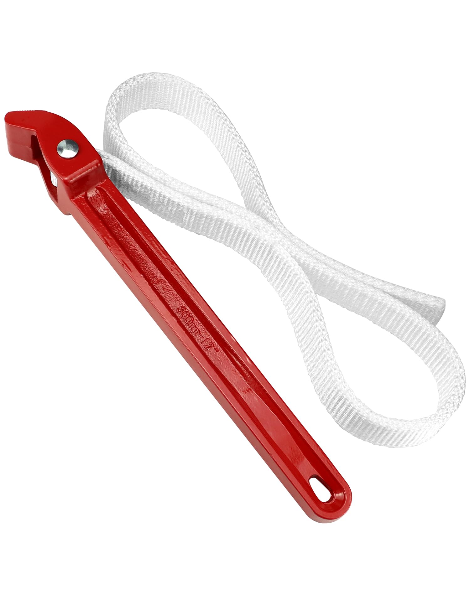 QWORK® Klucz taśmowy Klucz do filtra oleju, nylonowym paskiem 865 mm, uniwersalnie regulowany do maksymalnej średnicy Ø160 mm