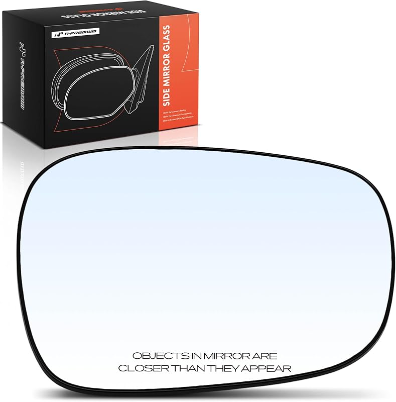 Vidro de espelho retrovisor direito aquecido A-Premium para BMW X3 F25 2011–2015, 2 pinos – 1 unidade