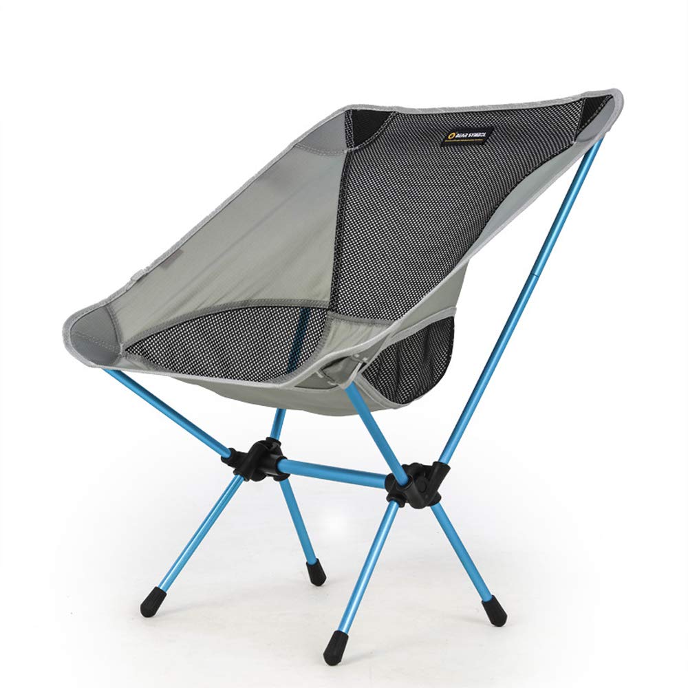Chaise pour l'extérieur randonnée portatif compacte grise - 8