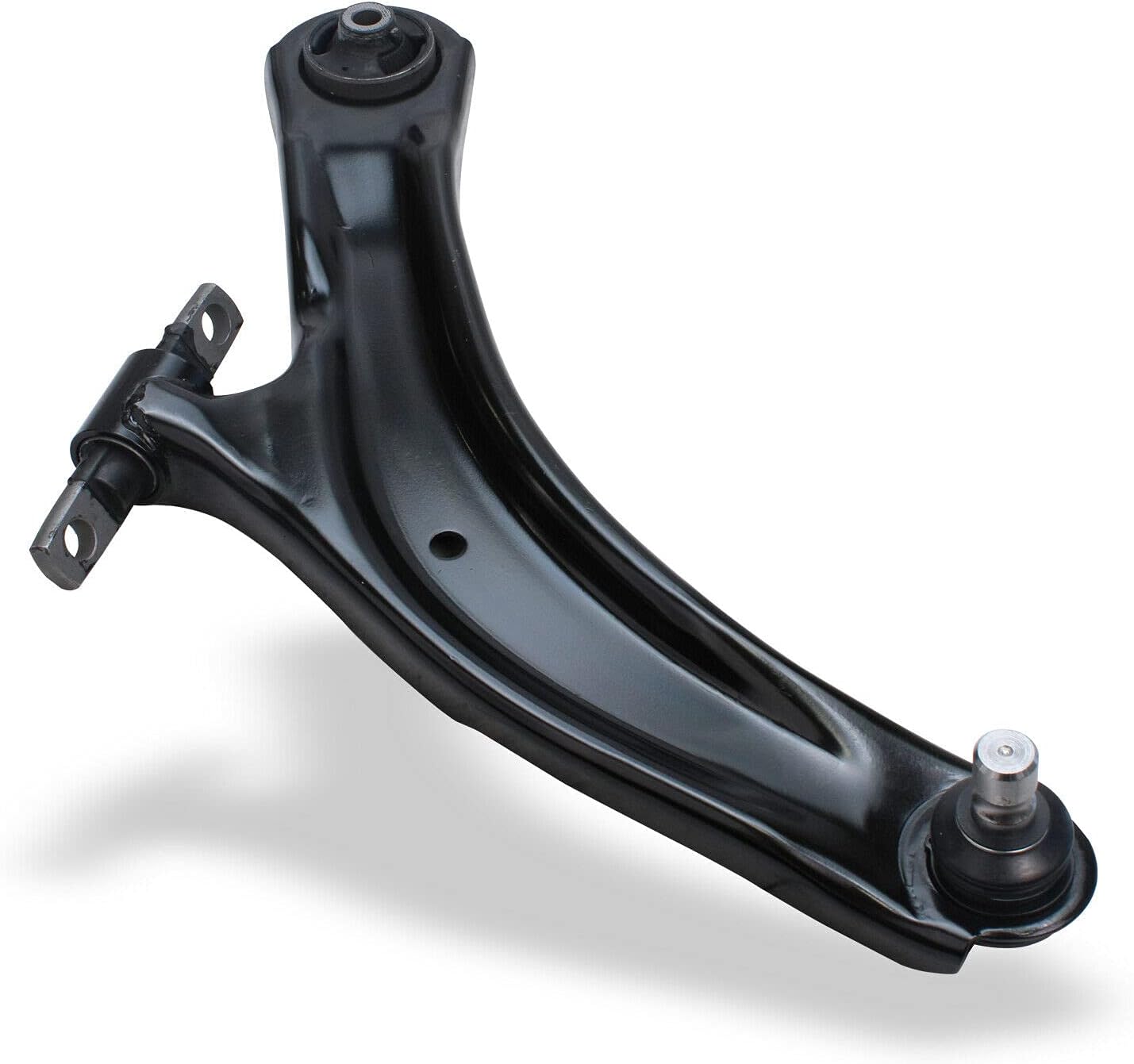 Detroit Axle - Front Left Control Arm for 2008-2013 Nissan Rogue, 2014-2015 Rogue Select, Left Lower Control Arm with Ball Joint Assembly 2009 2010 2011 2012 Replacement