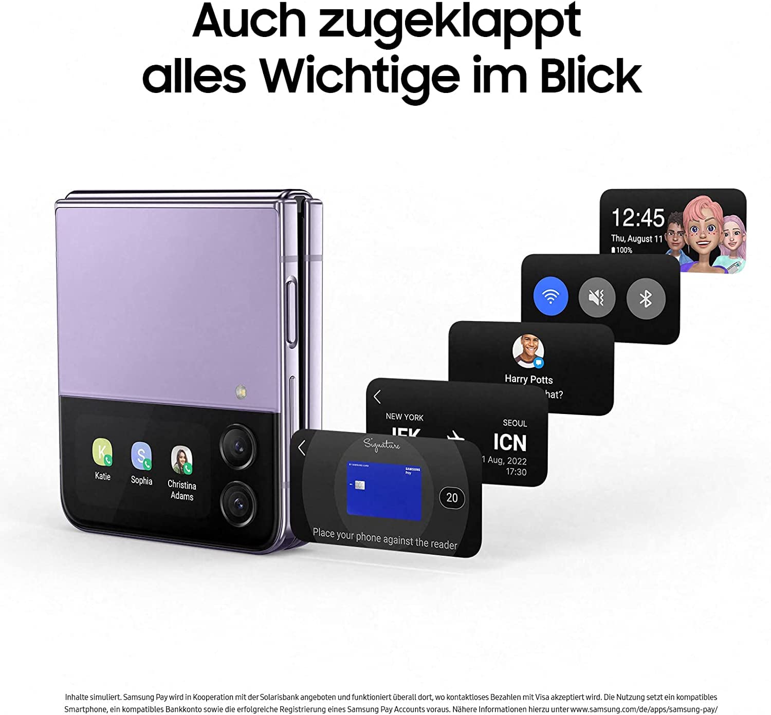 Samsung Galaxy Z Flip 本体 Samsung Galaxy Z Flip4 Enterprise Edition, Android Smartphone