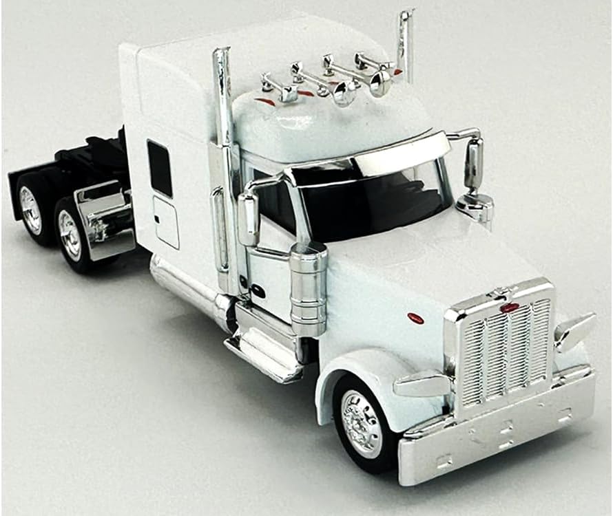 589 with Stand Up Sleeper Cab White 1/87 (HO) Plastic Model Car by HO Logistics HL-589075