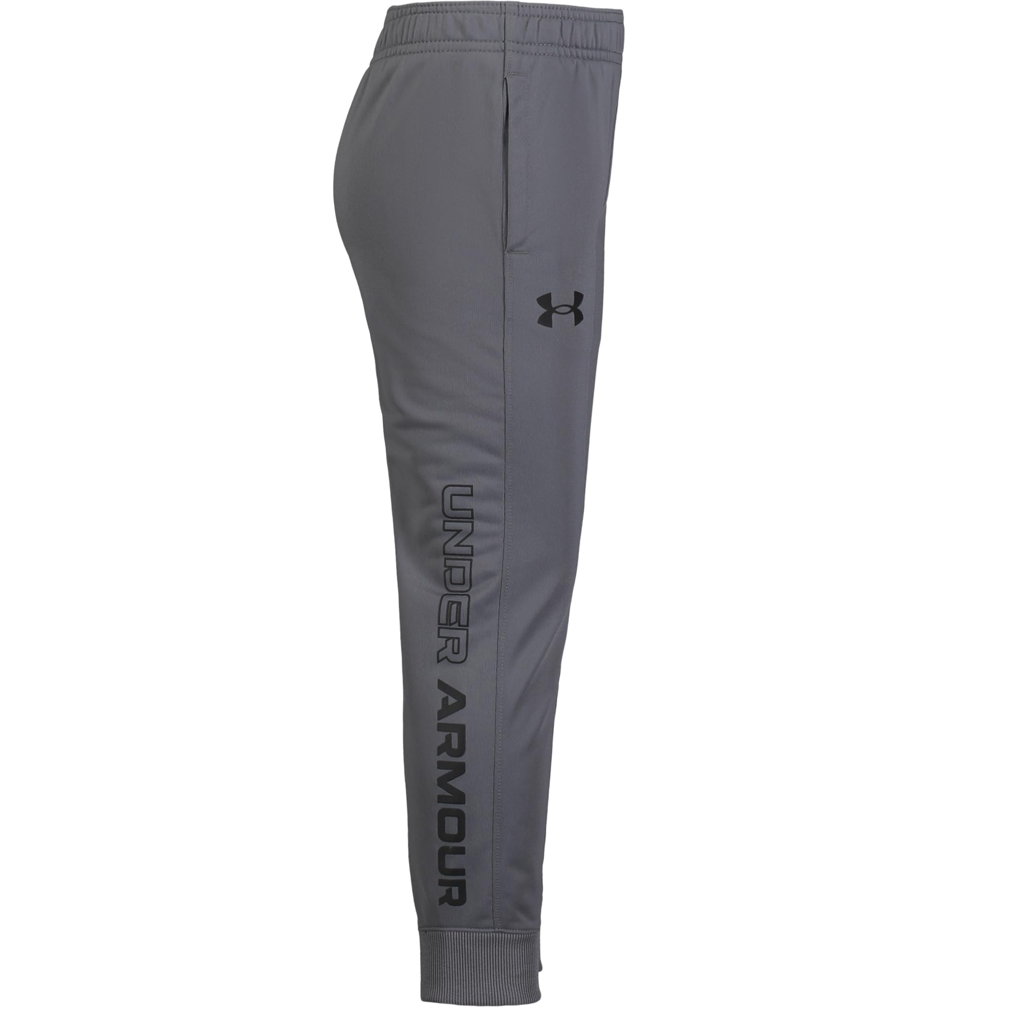 Under Armour Chłopięce joggery Brawler, spodnie dresowe z elastycznym paskiem i logo nogawek spodni