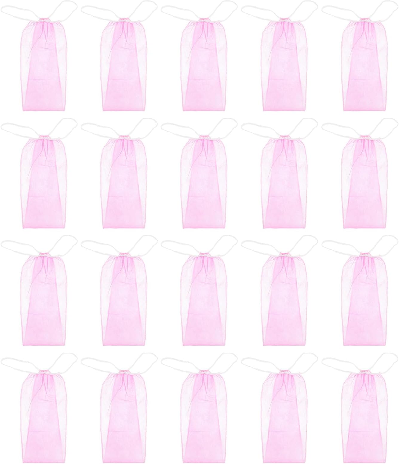 20Pcs Women’S Disposable T-String Thong Underpants Pink Non-Woven Fabric Spa Disposable Underwear for Sauna and Massage Use