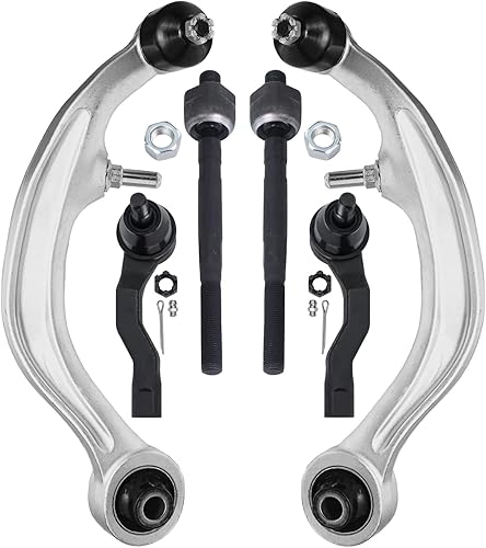 Miniatura 30 de Detroit Axle - Kit de brazos de control delanteros de 6 piezas para Hyundai Accent Kia Rio Rio5 06-10 2006 2007 2008 2009 2010 2011, 2 brazos de