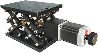 Electric Precise Lifting Platform Motorized Lab Jack Optical Sliding Lift Elevator Travel 110mm PT-GD402