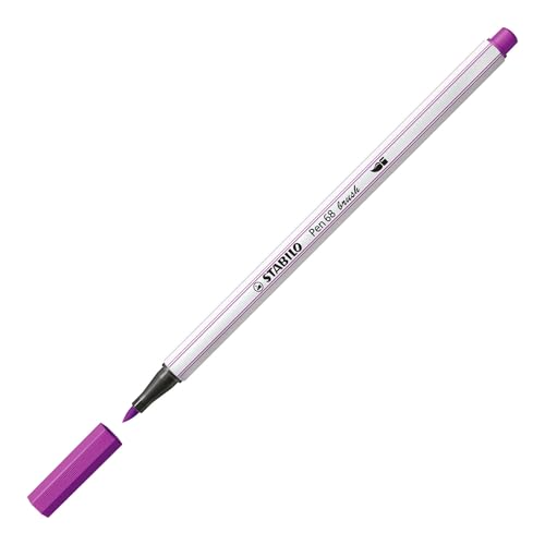 Image of STABILO Pen 68 Brush Felt-Tip Pens, 10 Colours