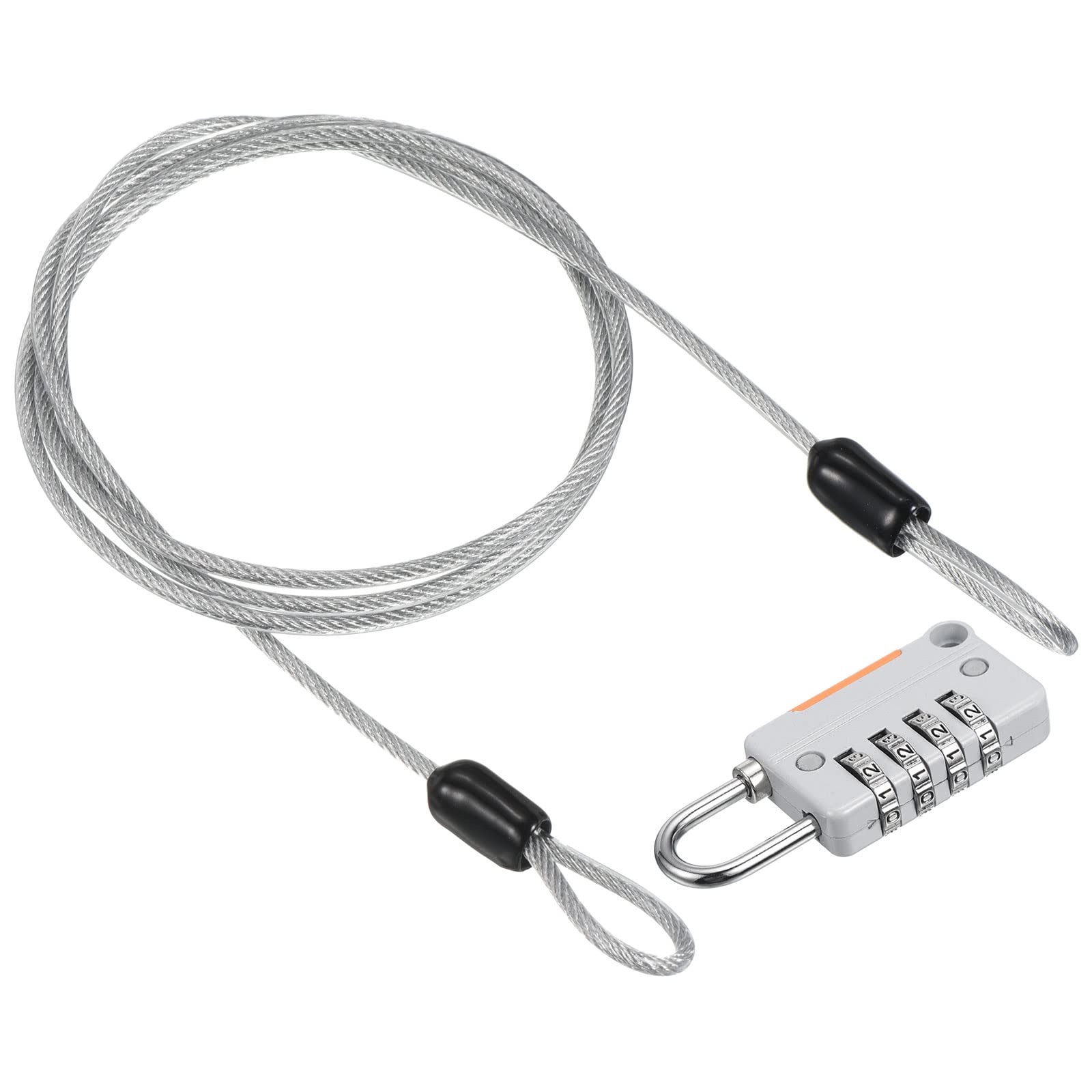 PATIKIL Security Steel Cable with 4 Digit Combination Lock