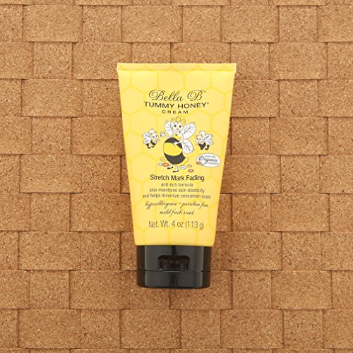 Bella B Naturals Tummy Honey Cream 4Oz - Bella B Tummy Cream For Fading Stretch Marks - Pregnancy Cream To Prevent Stretch Marks - Stretch Marks Cream For Pregnancy - Pregnancy Stretch Mark Prevention #TOP5