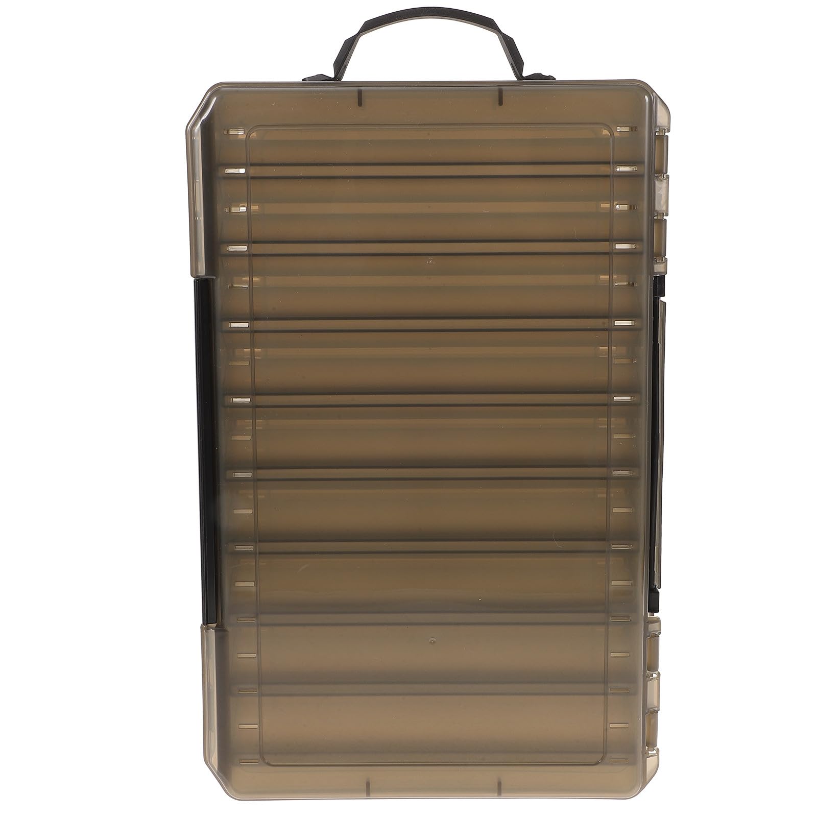 ULTECHNOVO Scatola Porta Esche da Pesca Scomparti Multipli e Design Bifacciale, Organizer Compatto per Accessori di Pesca Trota Lago, Custodia Leggera e Portatile