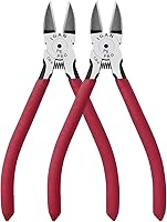 IGAN-P6 6-Inch Wire Cutters (2-Pack) - Ultra Sharp Flush Cut Pliers, 12 AWG Capacity for Crafts, Floral, Electrical & Jewelry Making