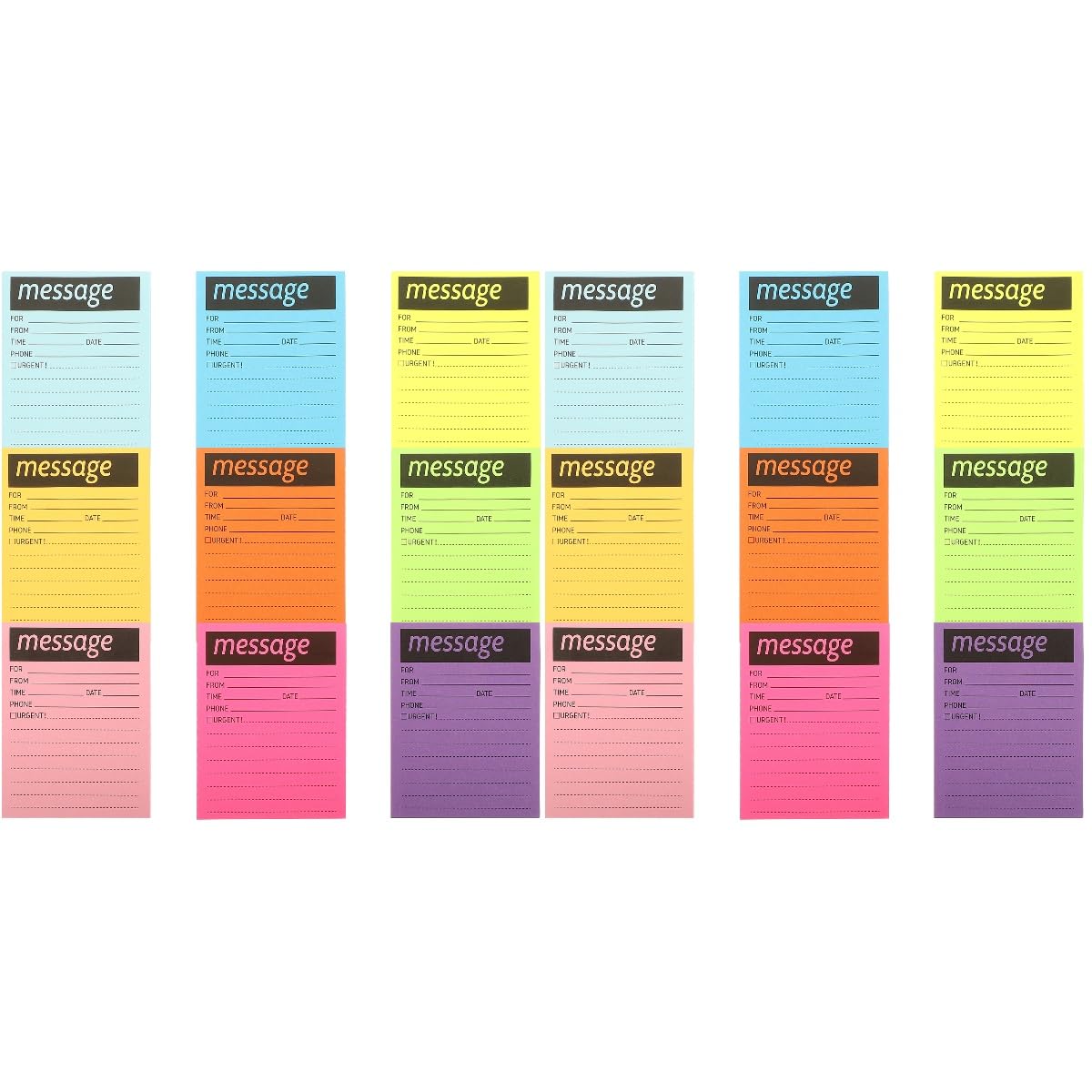 Angoily 2 Stück Teiliges Bunte Haftnotizen mit Stark Klebenden Rückstandsfrei Ablösbaren Message Pads Vielseitige Notizblöcke für Büro Schule und Haushalt Praktische Memo Sticker für To Do
